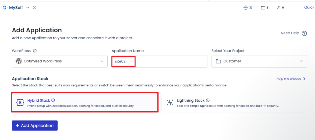 如何在Cloudways主機中建立與管理多個網站?-3