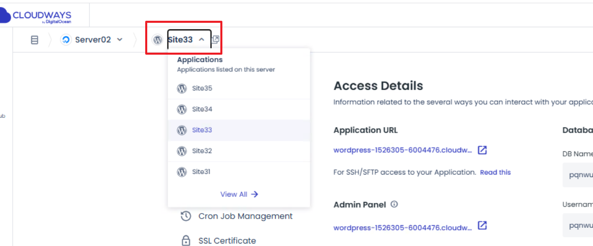 如何在Cloudways主機中同時建立與管理多個網站?-6